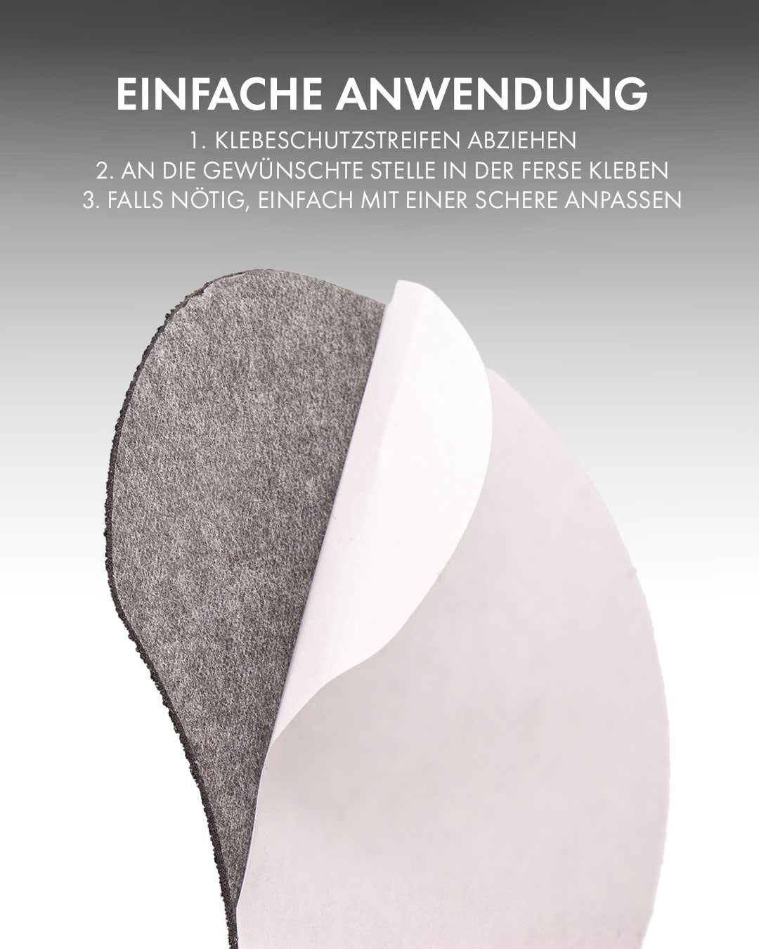 Sneated Heel Protector Creme - selbstklebendes Fersenpolster mit einfacher Anwendung