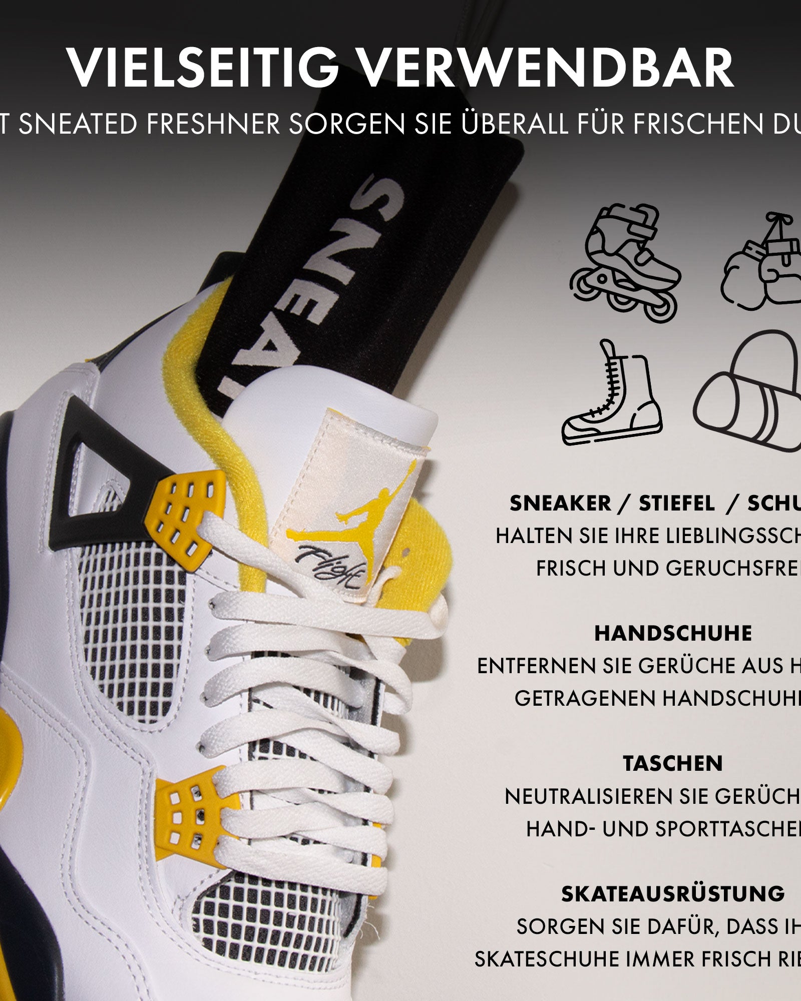 Frische für Sneaker und Taschen
