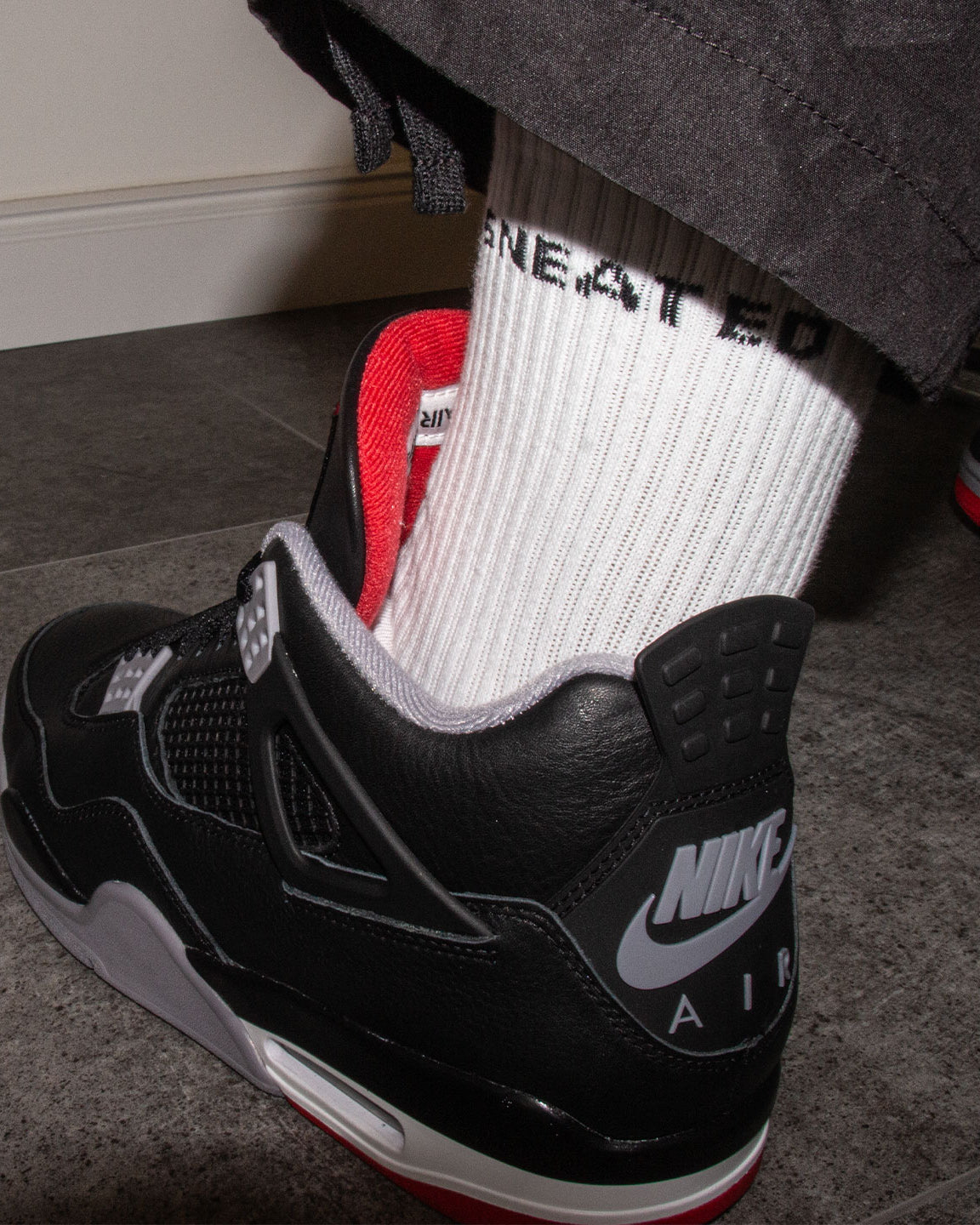 Sneated Basic Socks Weiß - perfekte Passform zu Air Jordan und Sneaker