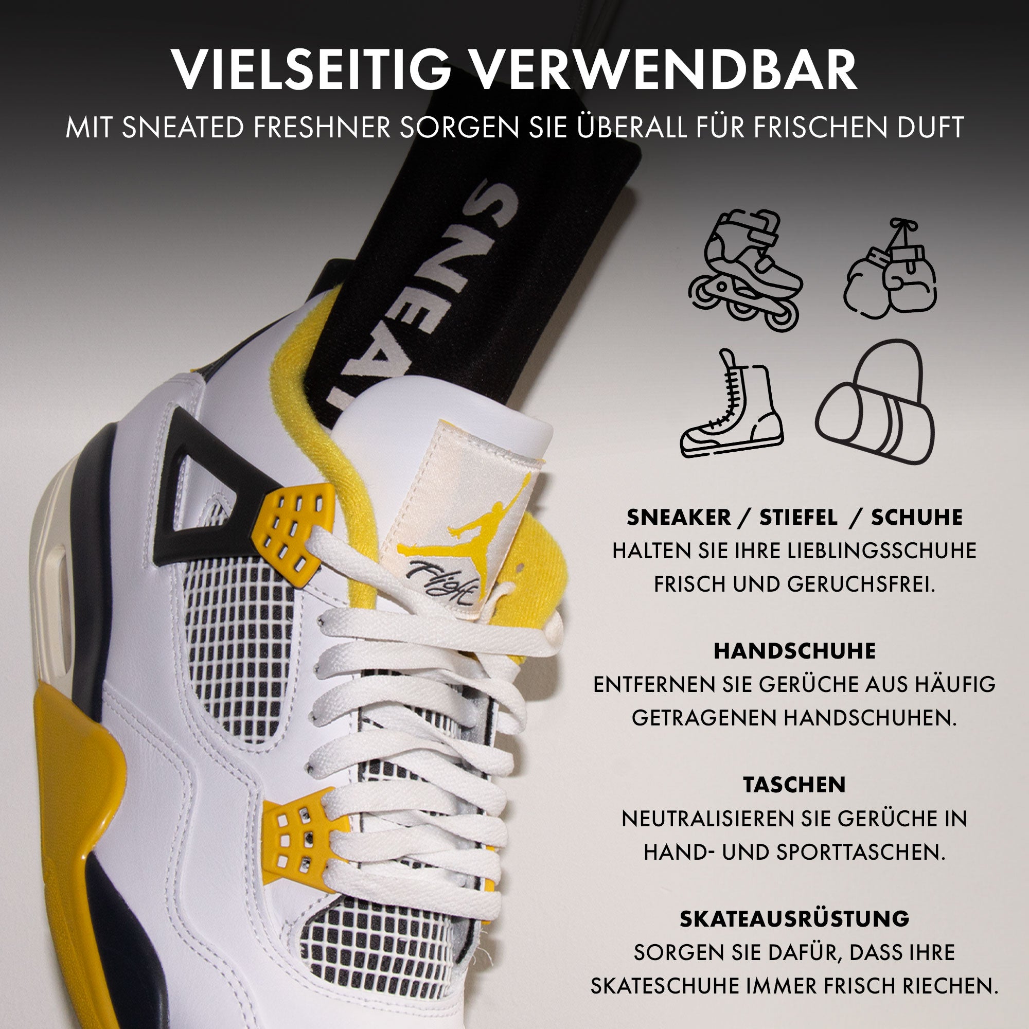 Frische für Sneaker und Taschen
