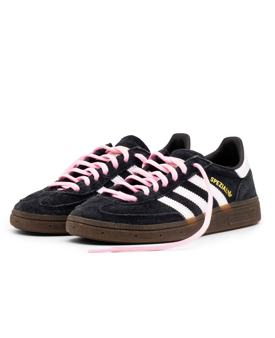 Pink Round Laces 6mm auf Adidas Spezial
