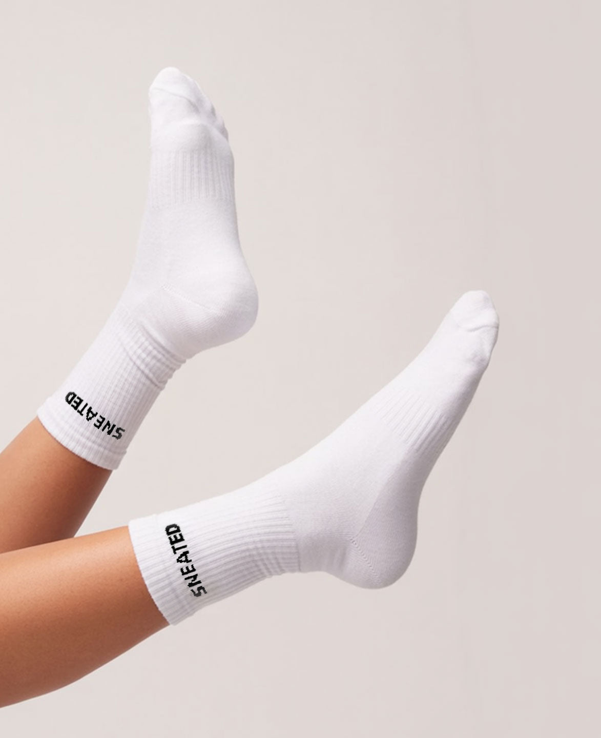 Sneated Basic Socks Weiß - weiche, atmungsaktive Tennissocken unisex